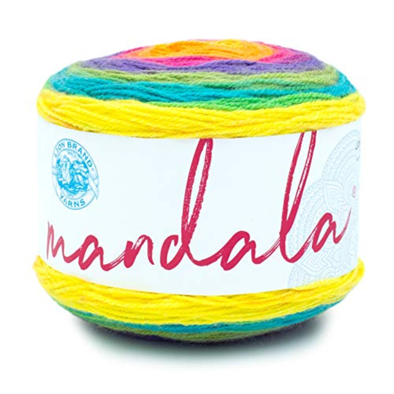 Lion Brand Yarn Mandala Yarn, Multicolor Yarn for Crocheting and Knitting,  Craft Yarn, 1-Pack, Gnome